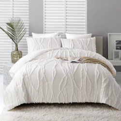 white tufted comforter set wholesale